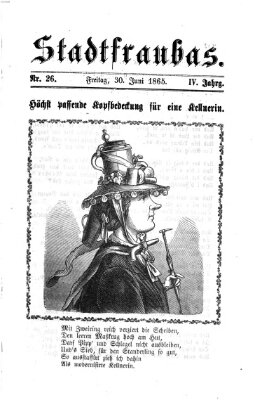 Stadtfraubas Freitag 30. Juni 1865