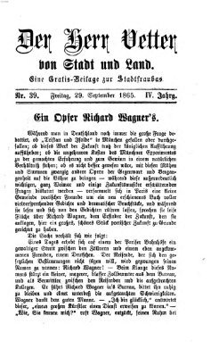 Stadtfraubas Freitag 29. September 1865