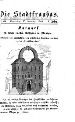 Stadtfraubas Donnerstag 15. November 1866