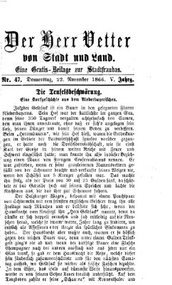 Stadtfraubas Donnerstag 22. November 1866