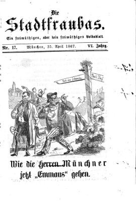 Stadtfraubas Donnerstag 25. April 1867