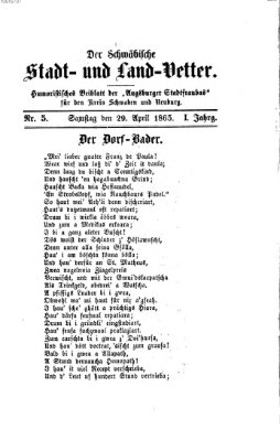 Die Stadtfraubas Samstag 29. April 1865