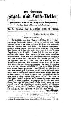 Die Stadtfraubas Samstag 3. Februar 1866