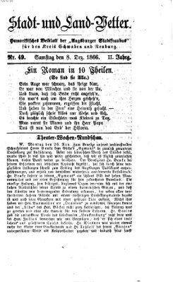 Die Stadtfraubas Samstag 8. Dezember 1866