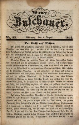 Wiener Zuschauer Mittwoch 7. August 1844