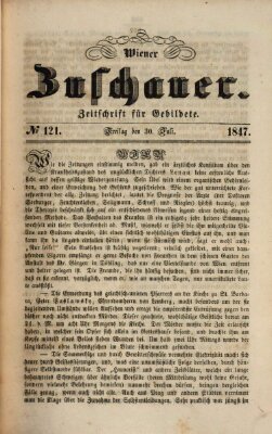 Wiener Zuschauer Freitag 30. Juli 1847