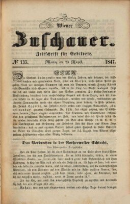 Wiener Zuschauer Montag 23. August 1847