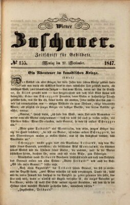 Wiener Zuschauer Montag 27. September 1847