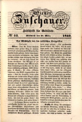 Wiener Zuschauer Mittwoch 28. März 1849
