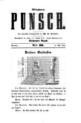 Münchener Punsch Sonntag 14. Mai 1854