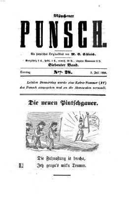 Münchener Punsch Sonntag 2. Juli 1854