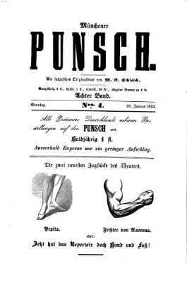Münchener Punsch Sonntag 28. Januar 1855