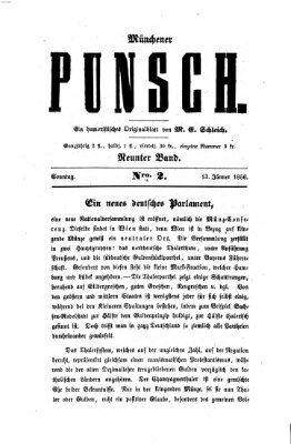 Münchener Punsch Sonntag 13. Januar 1856