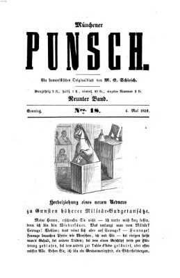 Münchener Punsch Sonntag 4. Mai 1856