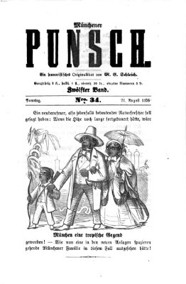 Münchener Punsch Sonntag 21. August 1859