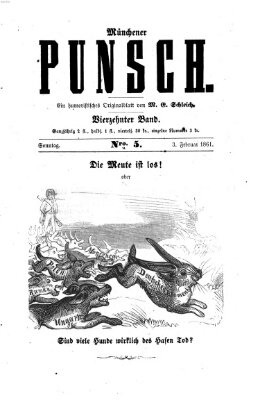 Münchener Punsch Sonntag 3. Februar 1861