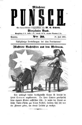 Münchener Punsch Sonntag 28. Juli 1861