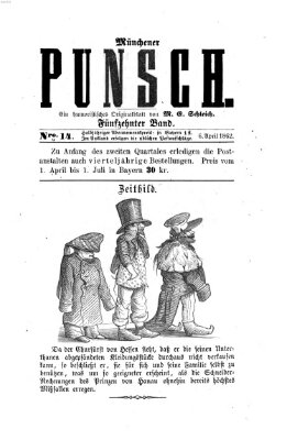 Münchener Punsch Sonntag 6. April 1862