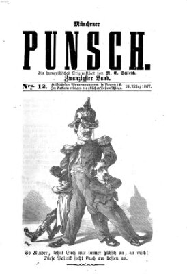Münchener Punsch Sonntag 24. März 1867