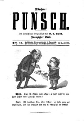 Münchener Punsch Sonntag 14. April 1867