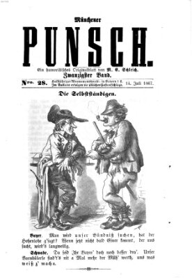 Münchener Punsch Sonntag 14. Juli 1867