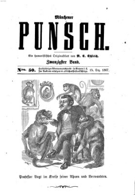 Münchener Punsch Sonntag 15. Dezember 1867