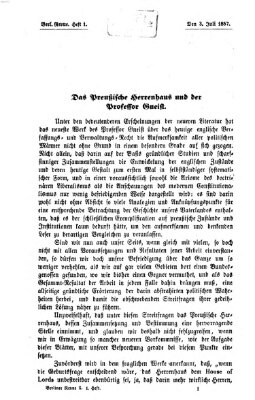 Berliner Revue Freitag 3. Juli 1857