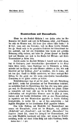 Berliner Revue Freitag 28. August 1857