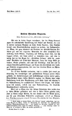 Berliner Revue Freitag 25. Dezember 1857