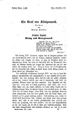 Berliner Revue Samstag 5. November 1859