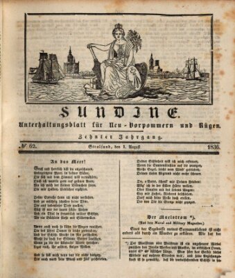 Sundine Montag 1. August 1836