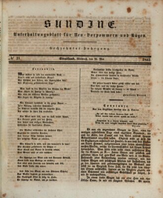 Sundine Mittwoch 25. Mai 1842