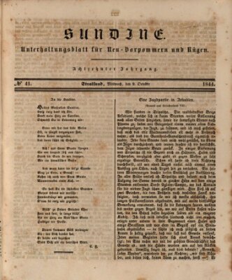 Sundine Mittwoch 9. Oktober 1844