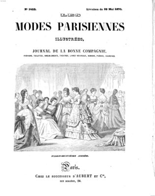 Les Modes parisiennes Samstag 28. Mai 1870