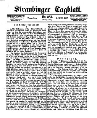 Straubinger Tagblatt Donnerstag 3. Dezember 1868