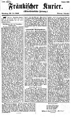 Fränkischer Kurier Dienstag 20. Mai 1856