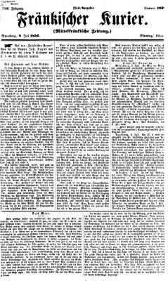Fränkischer Kurier Dienstag 8. Juli 1856