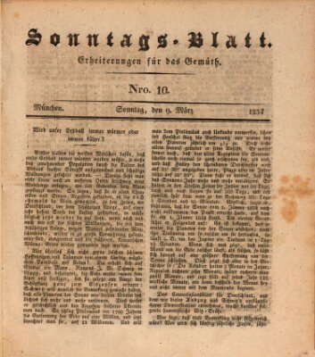 Sonntags-Blatt (Der bayerische Volksfreund) Sonntag 9. März 1834