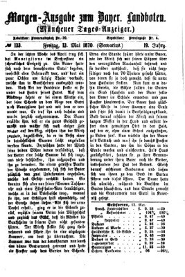 Münchener Tages-Anzeiger Freitag 13. Mai 1870