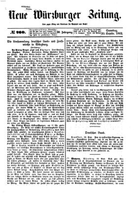 Neue Würzburger Zeitung Samstag 20. September 1862