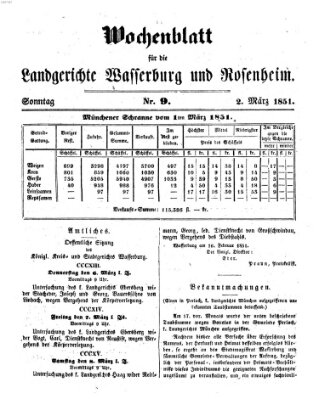 Wochenblatt für die Landgerichte Wasserburg und Rosenheim (Wasserburger Wochenblatt)