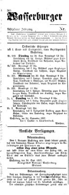 Wasserburger Wochenblatt Sonntag 27. September 1857