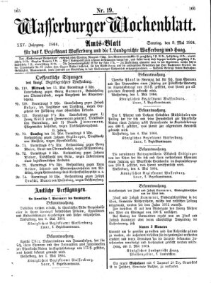 Wasserburger Wochenblatt Sonntag 8. Mai 1864
