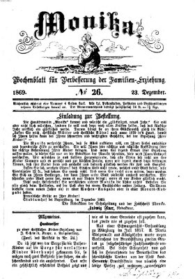 Katholische Schulzeitung (Bayerische Schulzeitung) Donnerstag 23. Dezember 1869