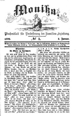 Katholische Schulzeitung (Bayerische Schulzeitung) Mittwoch 5. Januar 1870