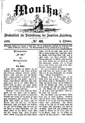 Katholische Schulzeitung (Bayerische Schulzeitung) Mittwoch 5. Oktober 1870