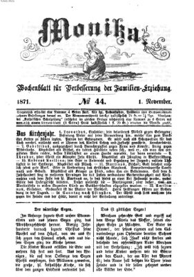 Katholische Schulzeitung (Bayerische Schulzeitung) Mittwoch 1. November 1871