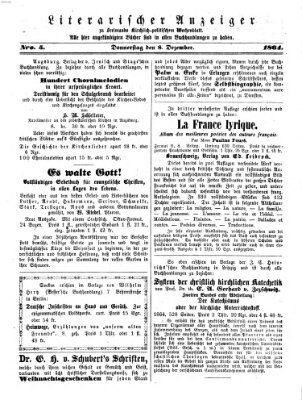 Freimund's kirchlich-politisches Wochenblatt für Stadt und Land Donnerstag 8. Dezember 1864