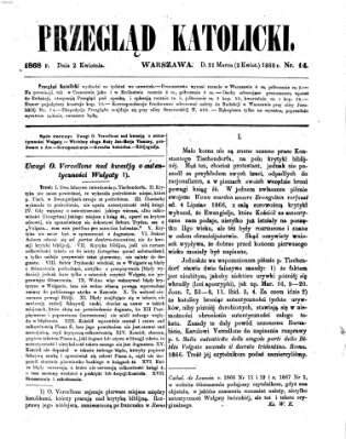 Przegląd Katolicki Donnerstag 2. April 1868