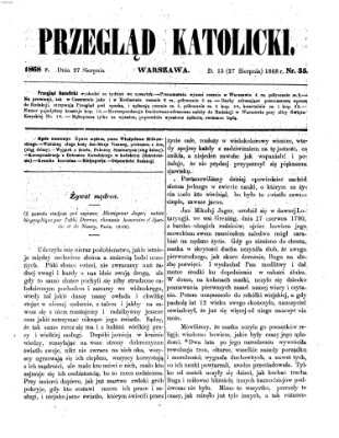 Przegląd Katolicki Donnerstag 27. August 1868